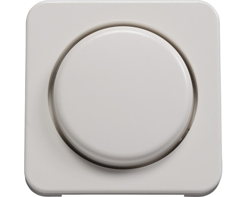 Cache avec bouton pour variateur ROTH LANGE 57209 Basic ultra blanc