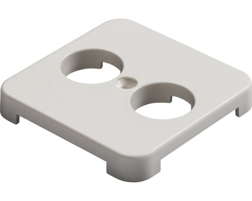 Plaque de recouvrement avec deux encoches