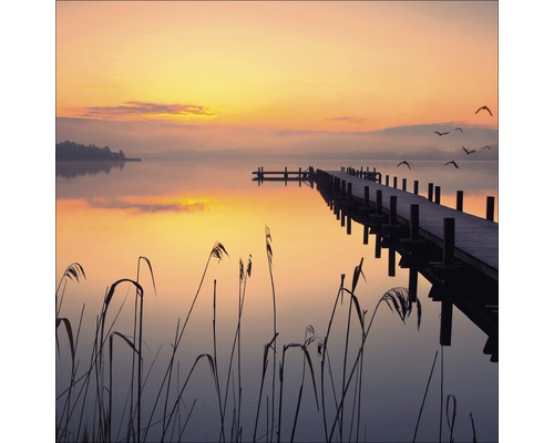 Glasbild Evening Atmosphere 30x30 cm GLA1297