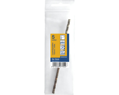 Lames de scie à chantourner 5 Heckenrose pour bois 8 dents moyennes, 12 pièces Lames de scie à chantourner, 130 millimètres, 12 pièces, pour bois