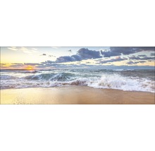 Tableau en verre Waves I, 50x125 cm