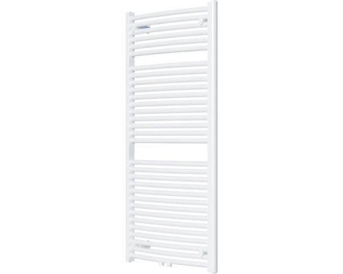 Weißer Handtuchwärmer zur Wandmontage