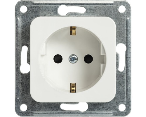 Prise de courant insert prise de courant Roth Lange ROTH LANGE Basic ultra blanc Prise de courant avec contact de protection