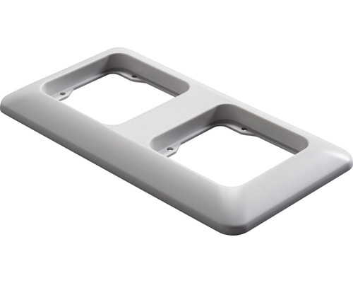 Cadre double pour interrupteurs et prises