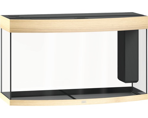 Aquarium vide avec vitre avant incurvée et filtre intégré