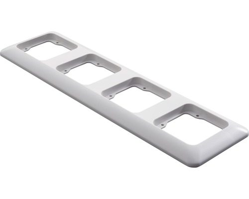 Cadre quadruple pour l''installation d''interrupteurs et de prises