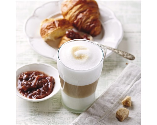 Glasbild Coffee Time I 50x50 cm GLA1355