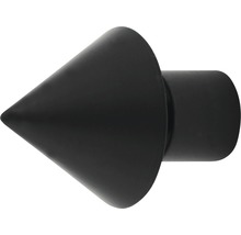 Endstück cone-classic für Rivoli schwarz Ø 20 mm 2 Stk.