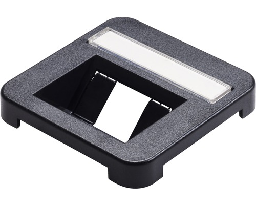 Couvercle noir pour tableau avec champ d''inscription