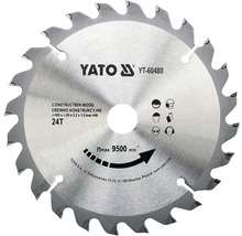 Kreissägeblatt Yato Bauholz 160 x 2,2 x 20mm 24 Z
