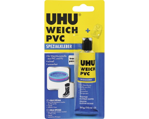 UHU Spezialkleber Weich + PVC transparent 30 g