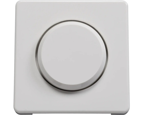 Cache avec bouton pour variateur ROTH LANGE 57586 Plus ultra blanc
