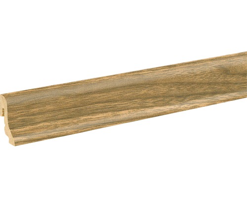Plinthe SKANDOR noyer FOWA028 FU18L 18,5 x 38,5 x 2400 mm Plinthe en bois