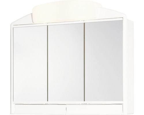 Armoire de toilette Jokey Rano 59 x 16 x 51 cm blanc 3 portes lampe économique IP 20