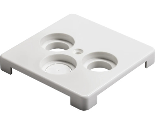 Abdeckplatte für Unterputzdose mit drei Aussparungen