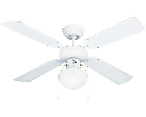 Deckenventilator Madeira Emvatis 50 W - ohne Leuchtmittel 50 dB(A) Ø 106 cm weiß aufrüstbar mit Fernbedienung Sommer + Winterbetrieb