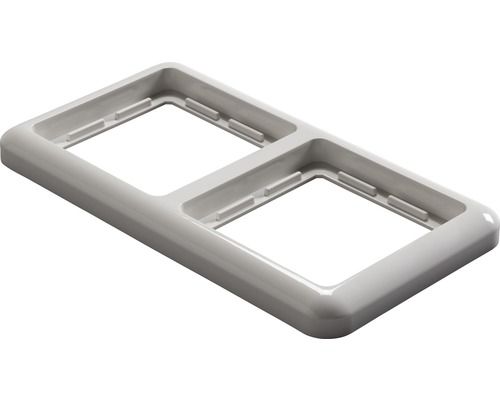 Cadre double pour interrupteurs et prises