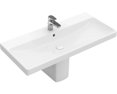 Lavabo avec robinet et socle