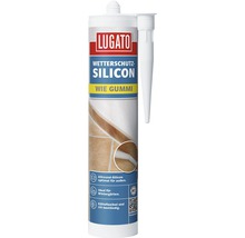 Silicone de protection contre les intempéries Lugato Comme du caoutchouc aluminium 310 ml-thumb-0