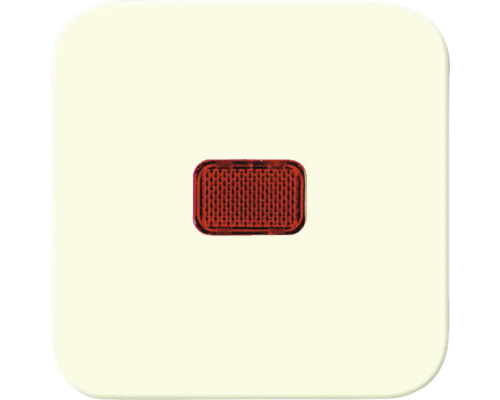 Bascule d'interrupteur avec calotte rouge Busch-Jaeger 2509-212 Duro 2000 SI blanc Réflecteur rectangulaire pour une visibilité accrue