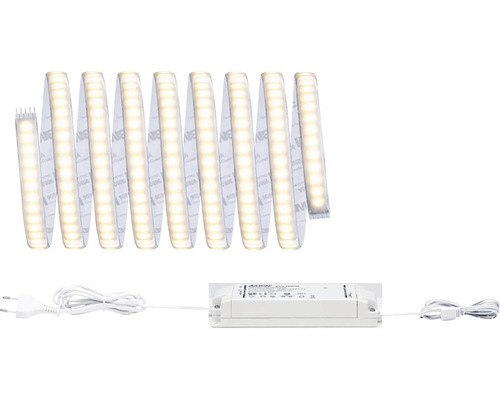 Kit de base Strip MaxLED 1000 prêt à l'emploi 3,0 m 40W 3300 lm 2700 K blanc chaud 432 LED revêtu 24V convient au Smart Home après extension