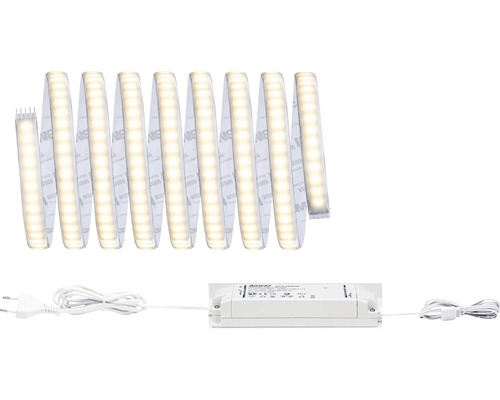 MaxLED 1000 kit de base bande prête à l'emploi 3 m 3300 lm 2700 K 432 LED revêtement 24V compatible Smart Home après extension