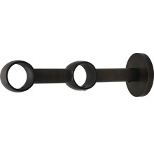 Support Gent noble bronze 2 tringles Ø 25 mm