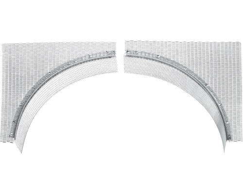 CATNIC Bogenelement Verona Stahl verzinkt 850 x 450 mm