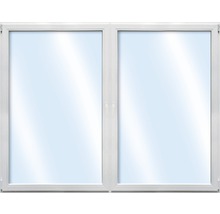 Fenêtre en plastique 2 battants ARON Basic blanc 1050x500 mm-thumb-0