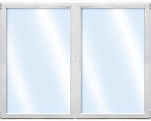 Fenêtre en plastique 2 battants ARON Basic blanc 1500x500 mm