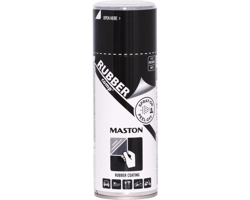 Sprühfolie Maston RUBBER comp. matt schwarz 400 ml Maston Rubbercomp Gummibeschichtungsspray