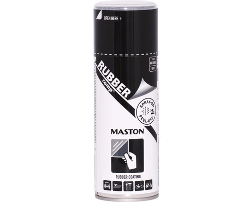 Film à pulvériser RUBBERcomp Maston mat noir 400ml