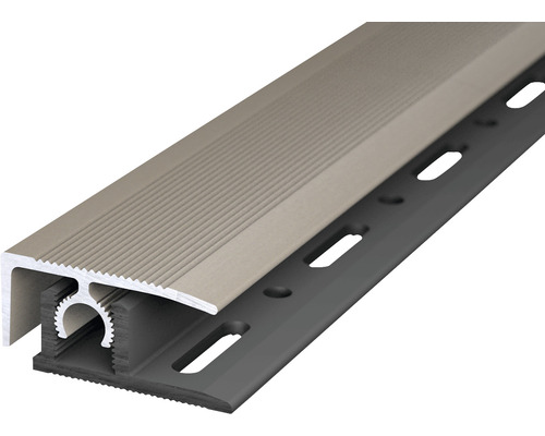 Arrêt de bord PROFI-TEC MASTER alu acier inoxydable mat 28x900mm