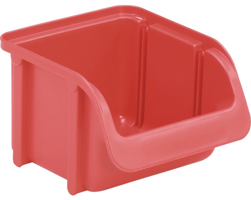 Boîte Hünersdorff taille 1 plastique rouge Boîte de rangement en plastique