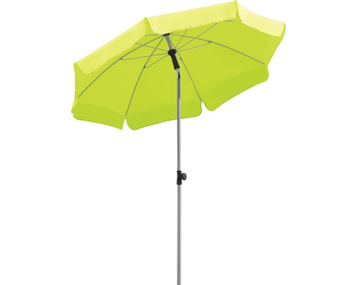 Parasol Schneider Locarno Ø 150 cm H 220 cm vert pomme