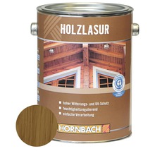 Holzlackdose mit Holzlasur und Blauer Engel Umweltzeichen