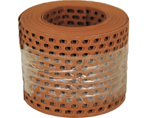 Bande perforée en plastique sur rouleau