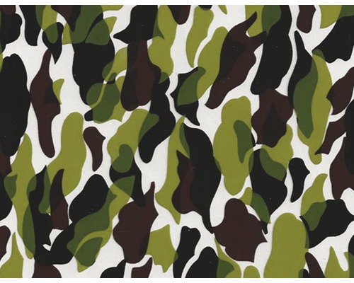 Film d'impression à l'eau camouflage CA-NR-001-01 100 x 50 cm Motif camouflage avec taches