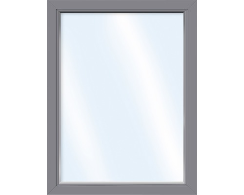 Élément fixe de fenêtre en plastique ARON Basic blanc/anthracite 550x650 mm (non ouvrable)