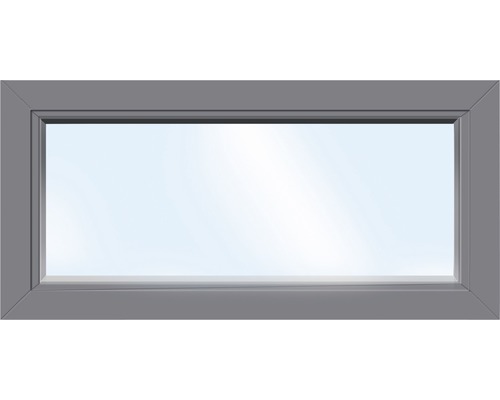 Kunststofffenster Festverglasung ARON Basic weiß/anthrazit 950x400 mm (nicht öffenbar)