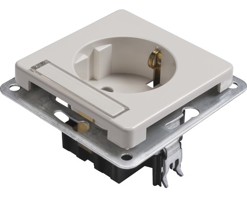 Prise de courant avec cadre pour montage mural