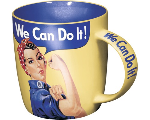 Tasse avec l''inscription We Can Do It!