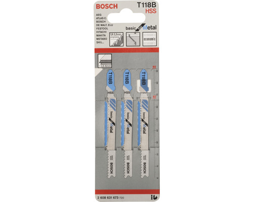 Bosch Stichsägeblatt-Set für Metall, geeignet für AEG, Atlas Copco, DeWalt, Elu, Festool, Hitachi, Makita, Metabo und Skil