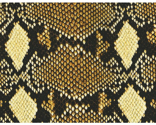 Film d'impression à l'eau serpent jaune CD-38 100 x 50 cm Papier peint à motif peau de serpent