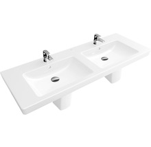 Doppelwaschtisch mit zwei Armaturen für das Badezimmer