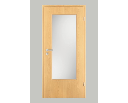 Porte intérieure Pertura Meili décor hêtre 98,5x198,5 cm droite avec découpe G3 (sans verre)