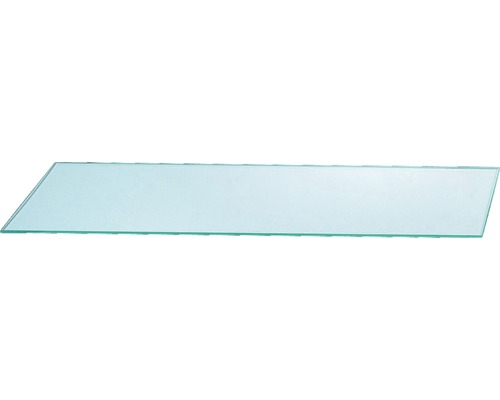 Tablette en verre transparent 60x14 cm