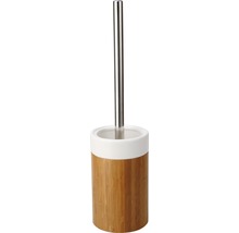 Ensemble pot à balai WC basano Curetta céramique avec bambou-thumb-0