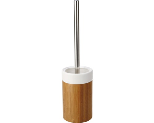Ensemble pot à balai WC basano Curetta céramique avec bambou-0