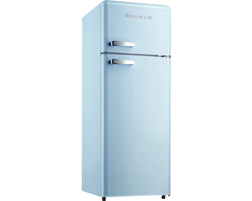 Réfrigérateur-congélateur Wolkenstein GK212.4RT LB bleu lxhxp 54.5 x 145.6 x 62.6 cm compartiment de réfrigération 172 l compartiment de congélation 39 l